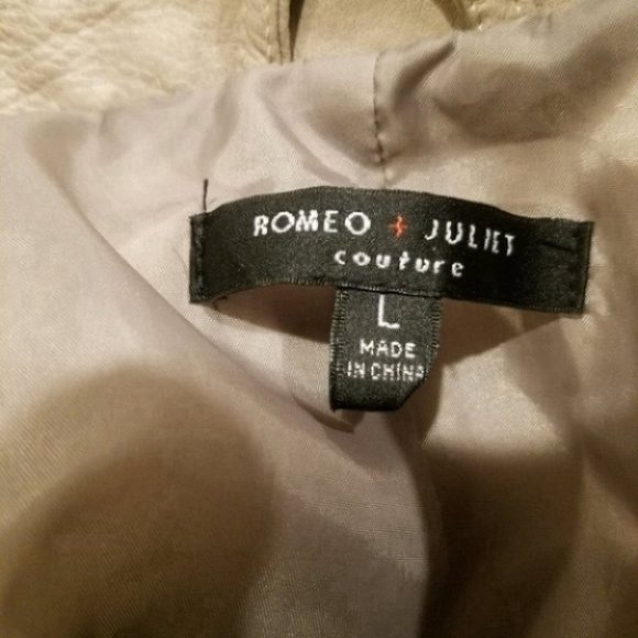Romeo & Juliet Couture Faux Leather Moto Jacket - Picture 6 of 10